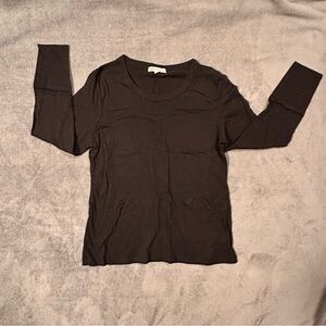 NWOT Indigo Thread Co 100% Cotton Black Long Sleeve Shirt - Women’s Medium